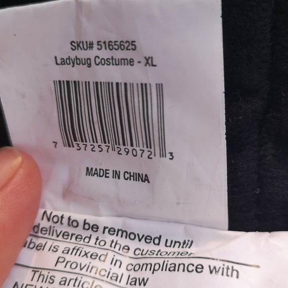 Halloween Dog Costume XL Ladybug 1 Piece Fleece Material See Measurements - Picture 8 of 16